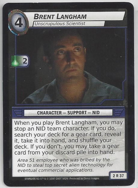 Brent Langham, Unscrupulous Scientist
